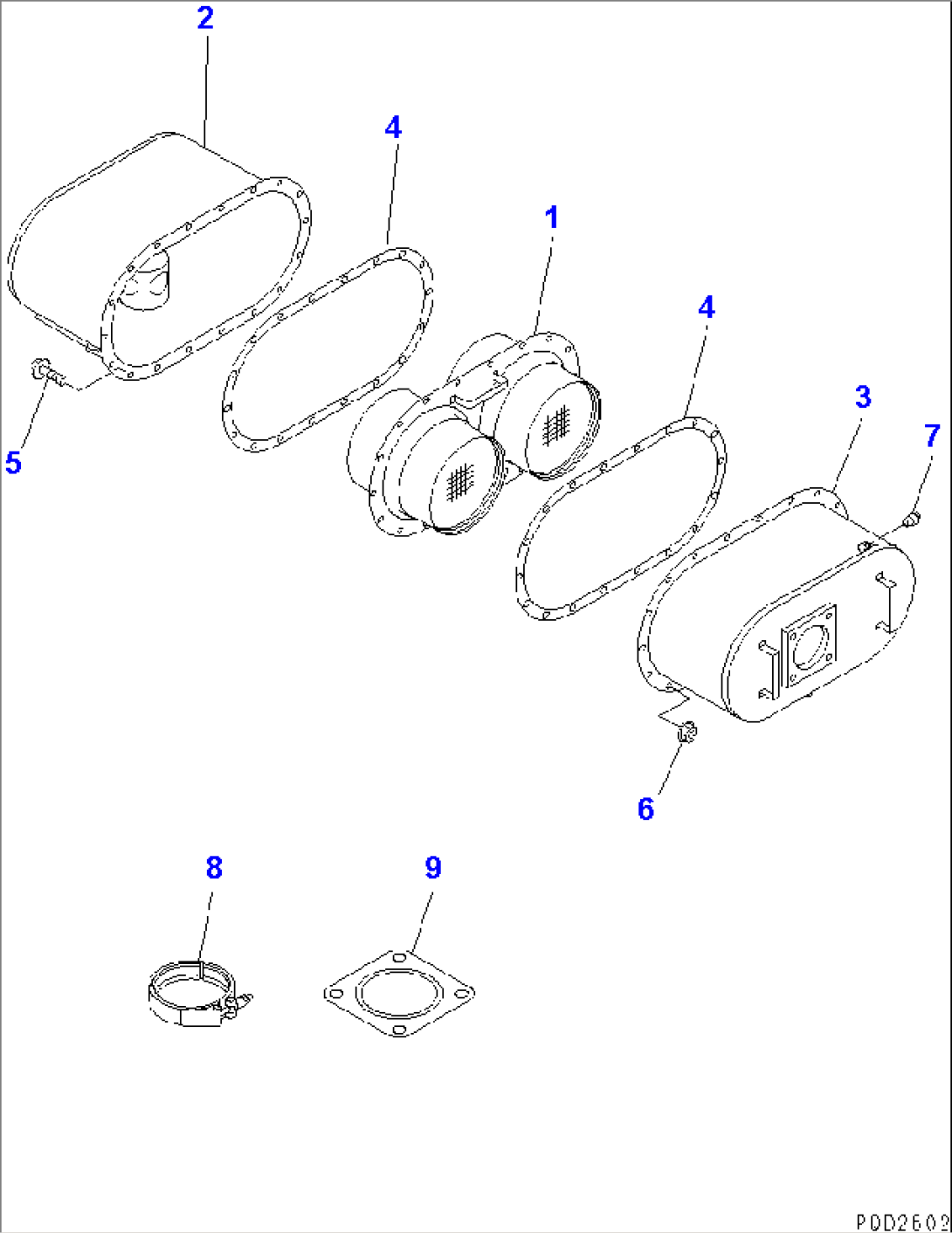 MUFFLER (CERAMIC TYPE) (ORDERING TRANSFERRED PARTS)(#26252548-26295522)