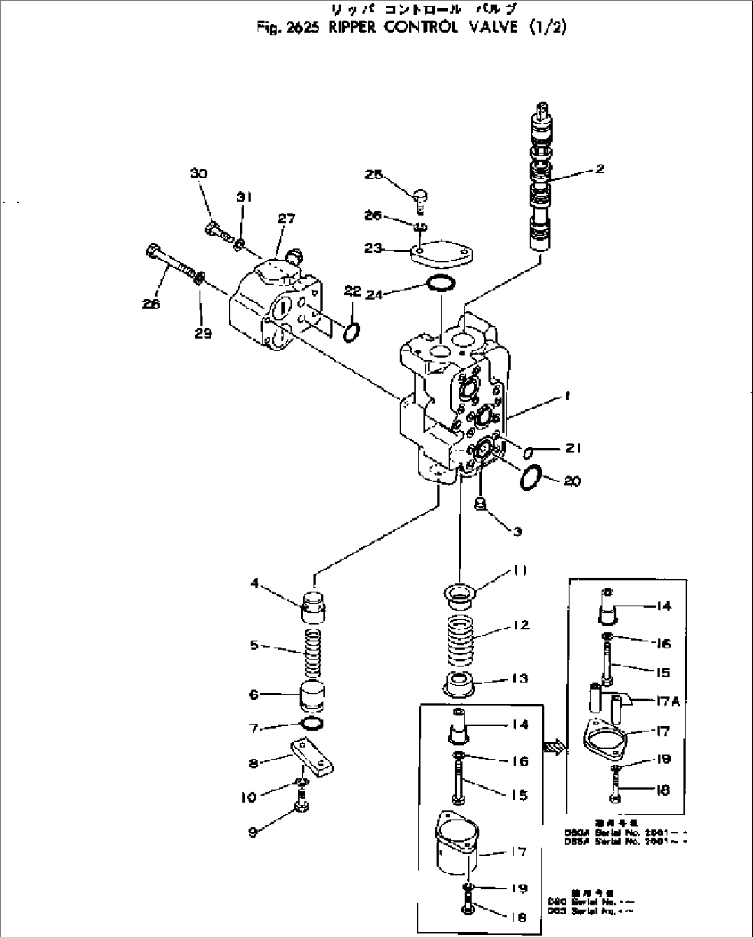SCRAPER CONTROL VALVE (1/2)