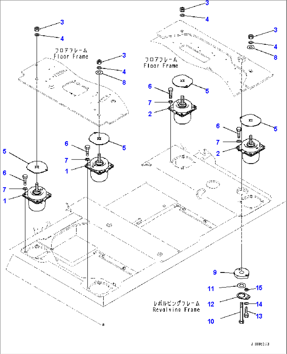 Floor Mounting (#80001-)