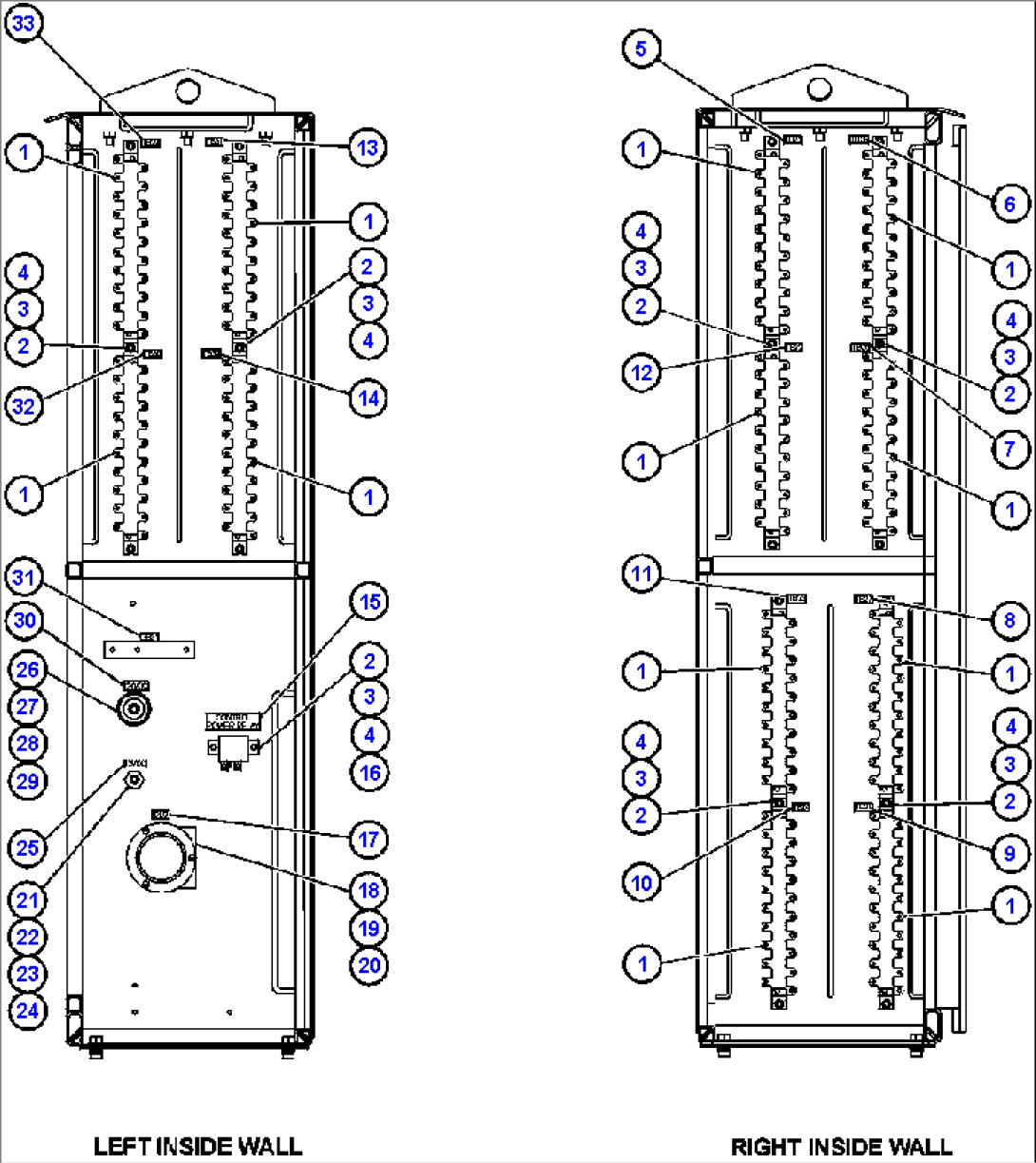 INTERFACE CABINET (SIDE WALLS)