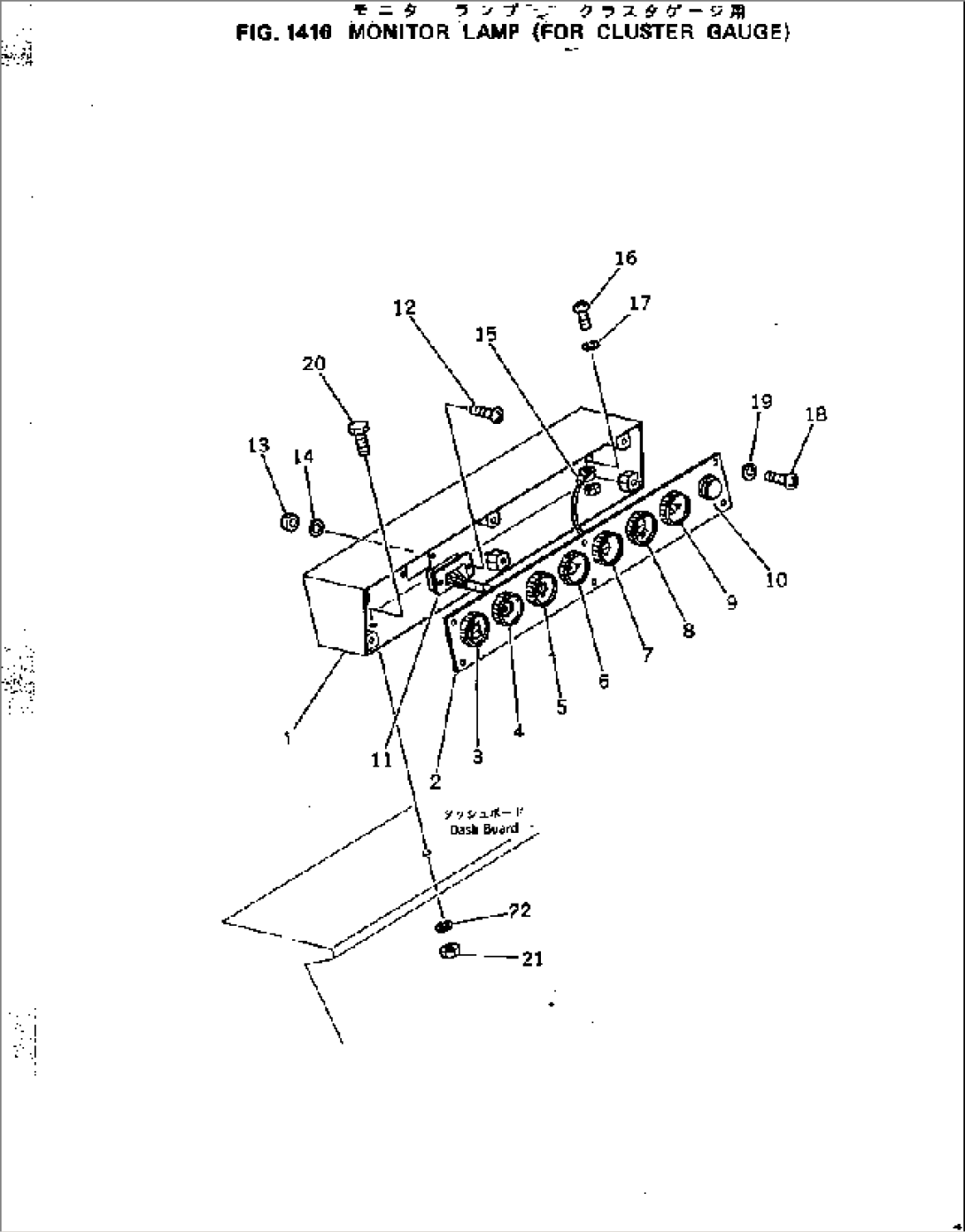 MONITOR LAMP (FOR CLUSTER GAUGE)