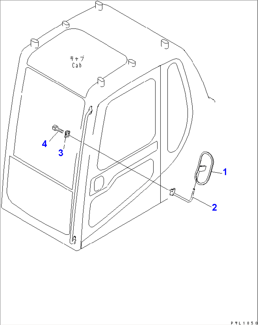 REAR VIEW MIRROR¤ L.H.