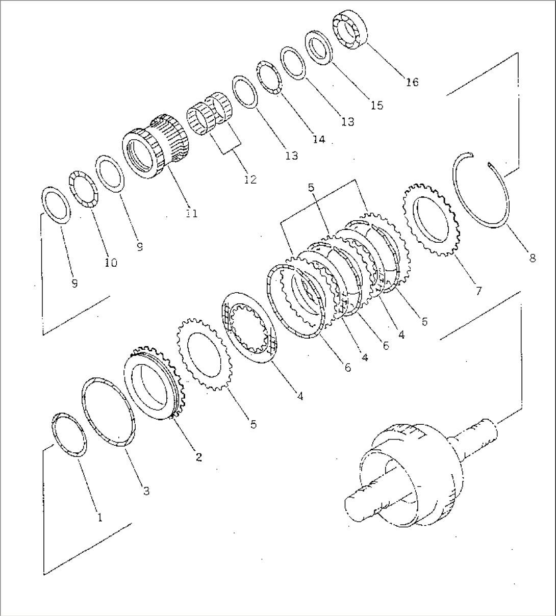 TRANSMISSION (3RD CLUTCH)(#20001-)