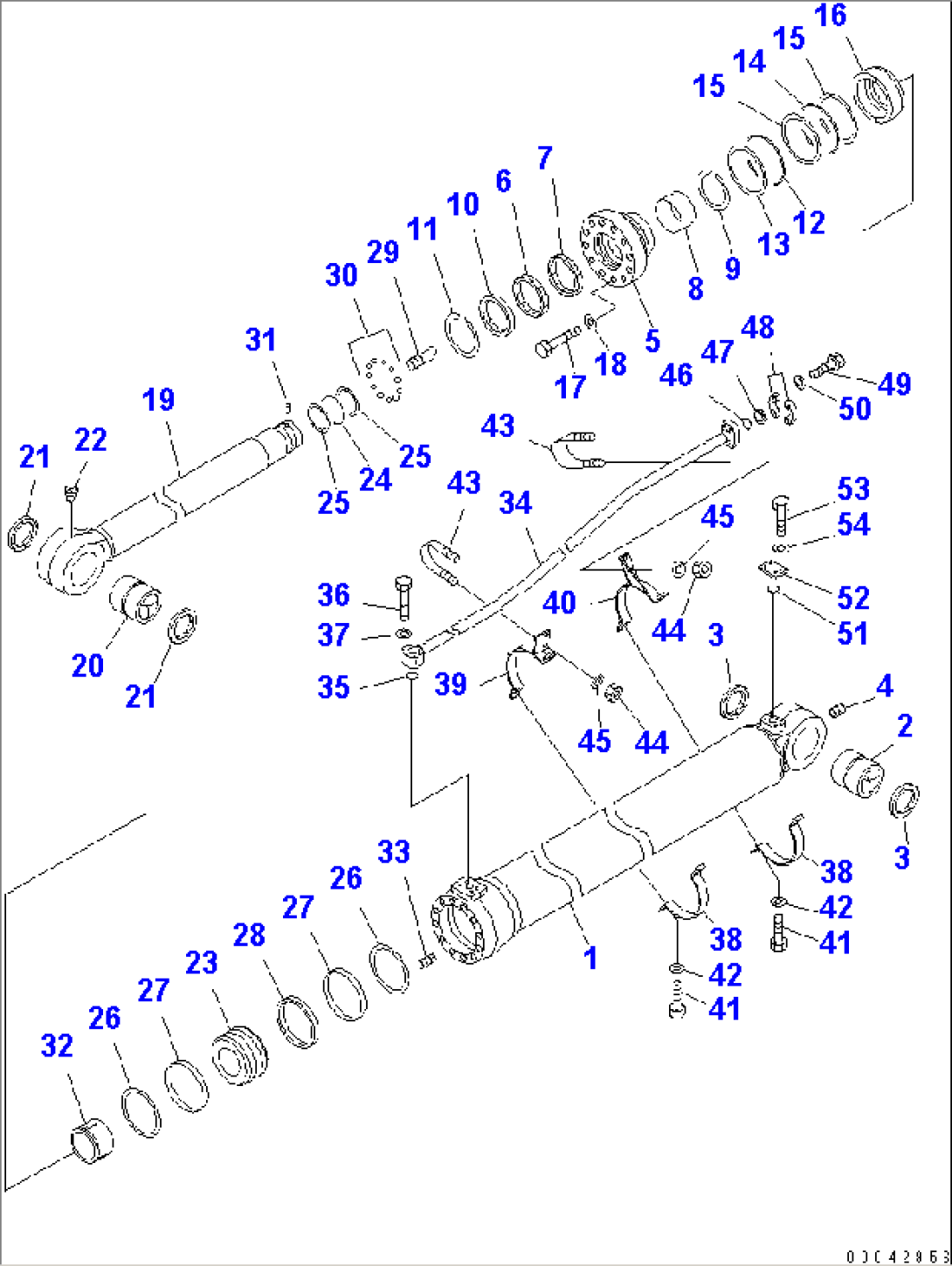 ARM CYLINDER (SE)(#50001-55244)