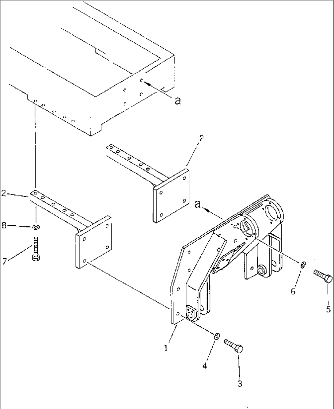 RIPPER MOUNTING PARTS