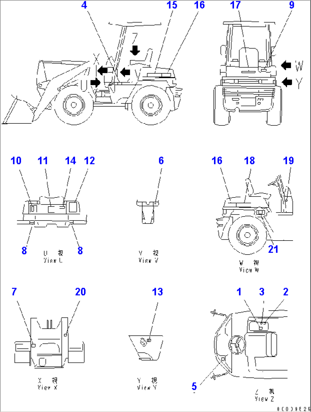 MARKS AND PLATES (WITH CANOPY) (JAPANESE)(#10001-11422)