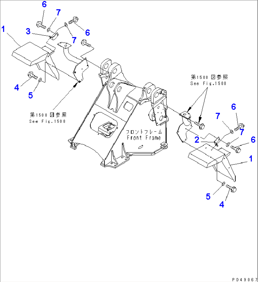 FRONT FENDER (TUNNEL SPEC.)(#50001-)