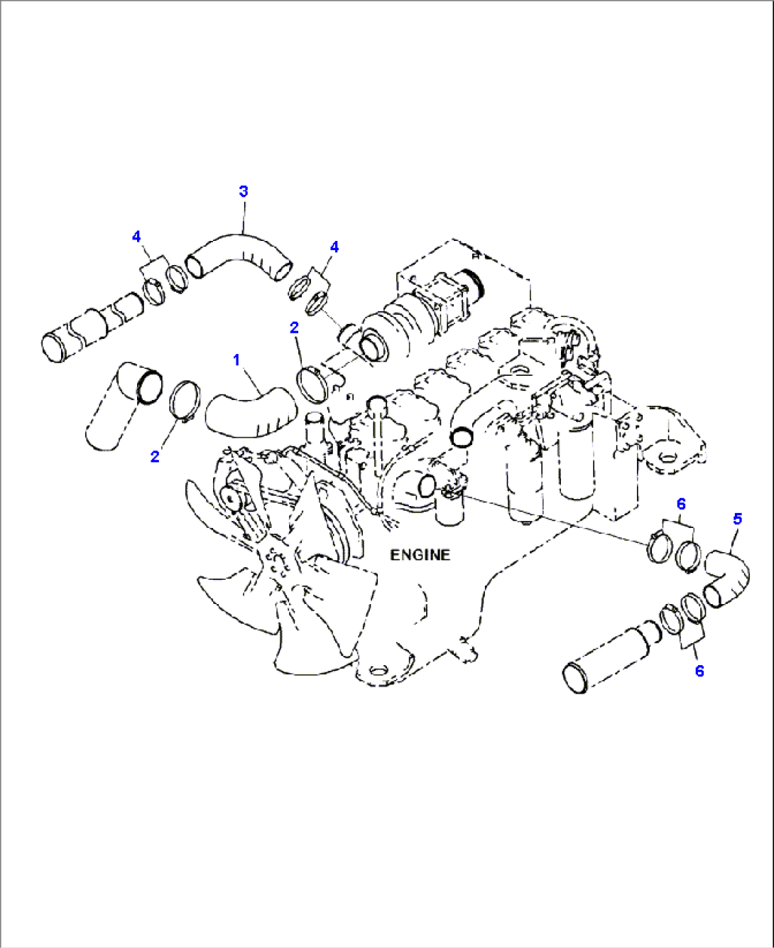 B0130-02A0 AIR INTAKE AND EXHAUST CONNECTORS