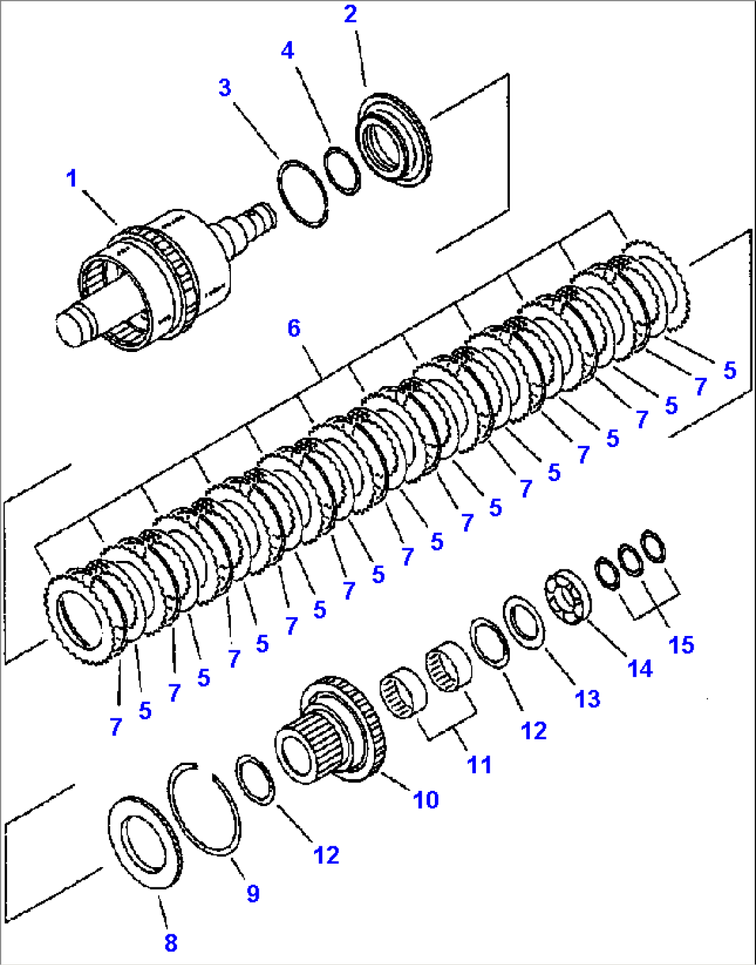 FIG. F4350-53A0 TRANSMISSION - REVERSE CLUTCH
