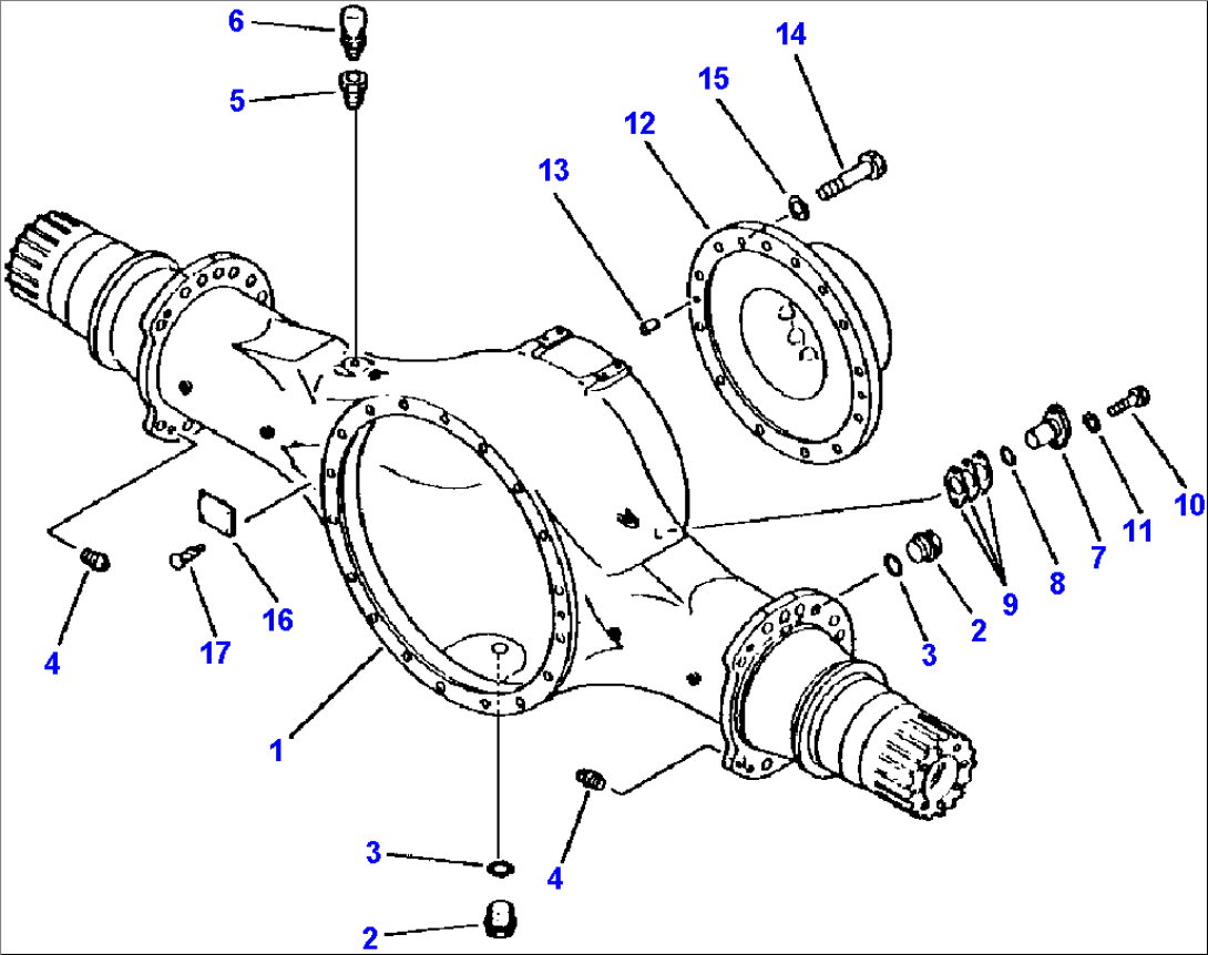 REAR AXLE HOUSING