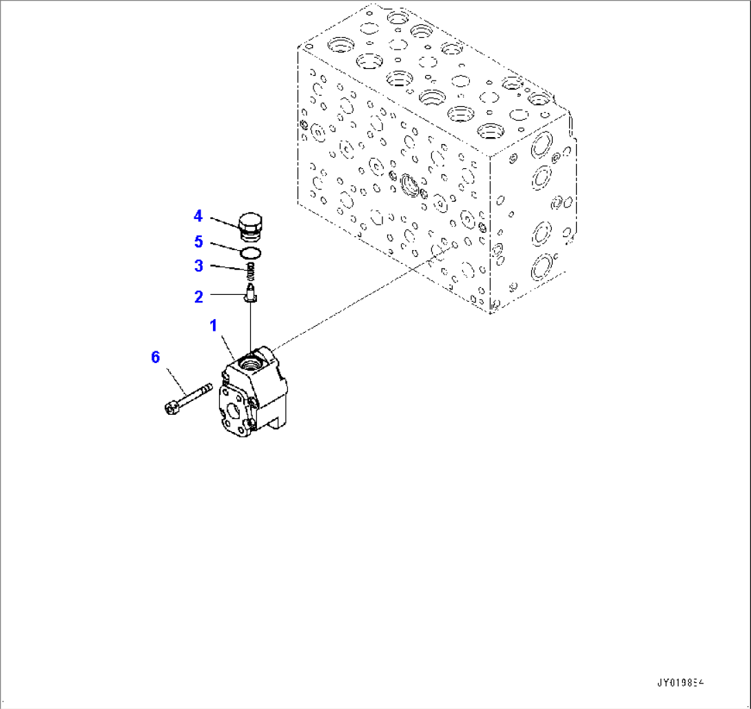 Control Valve, Inner Parts (18/22) (#1001-)