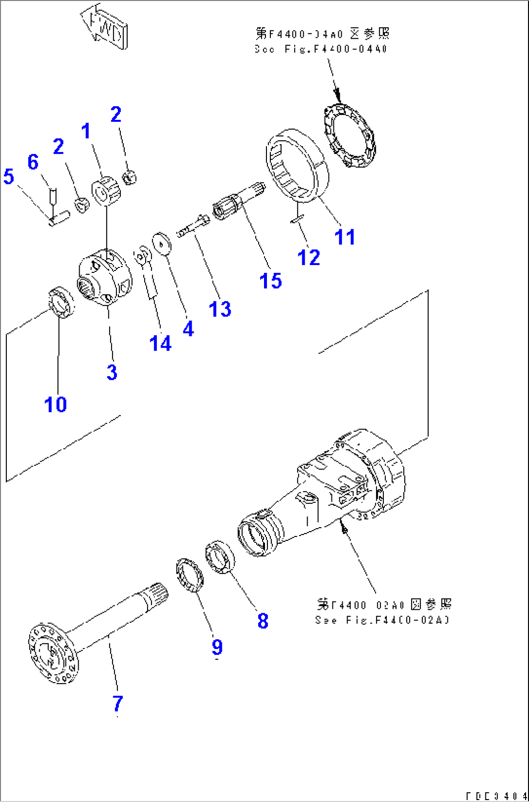 FRONT AXLE (FINAL DRIVE)