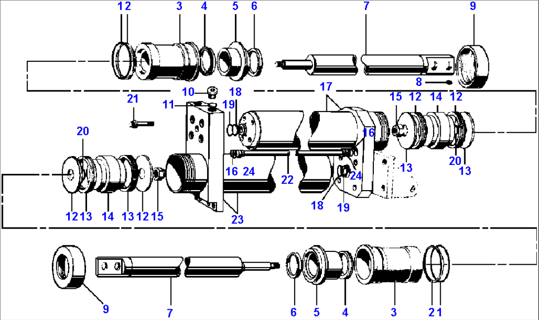 DUAL CROWD CYLINDER FOUR-SECTION POWER BOOM