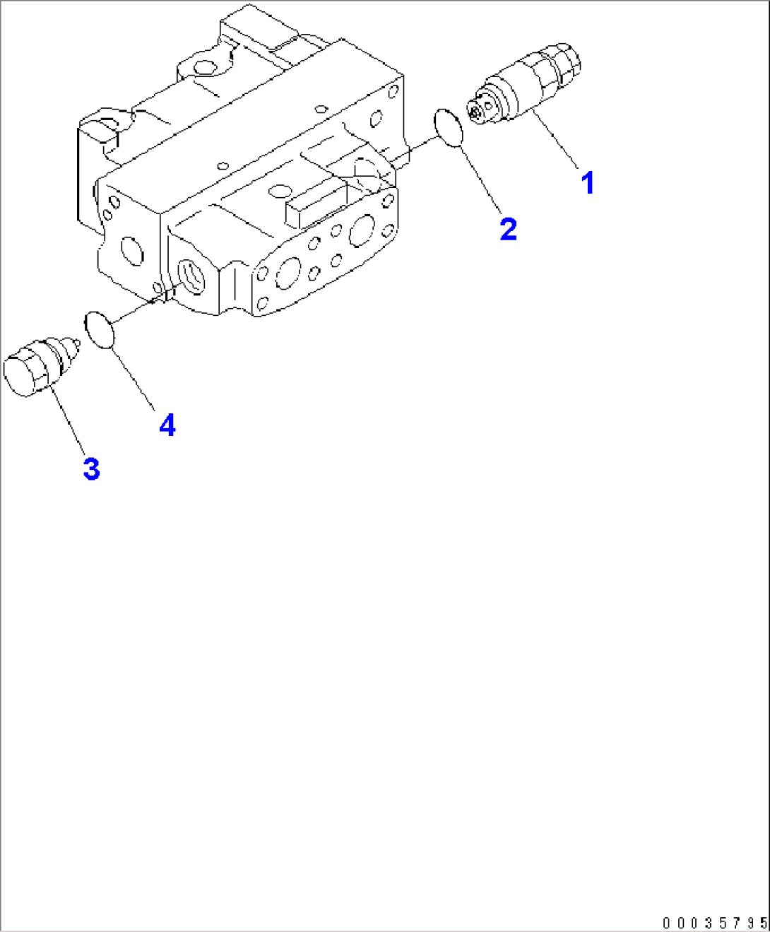 CONTROL VALVE (4-SPOOL) (8/8)