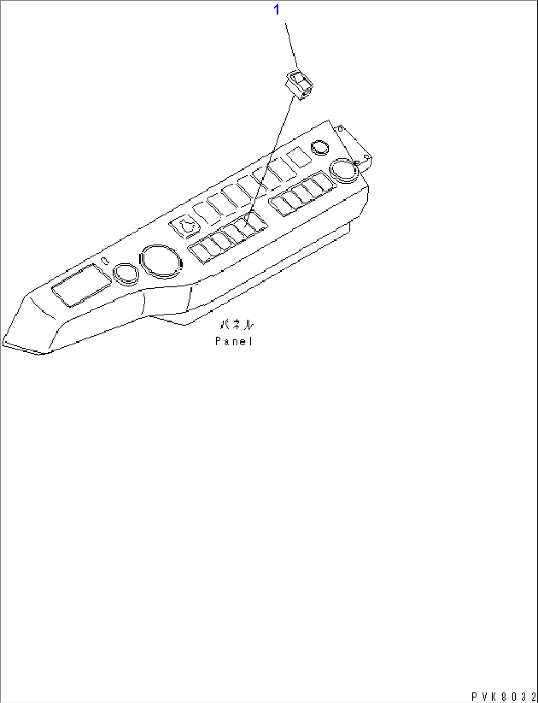 SWITCH (FOR REAR DOZER)(#K32001-)