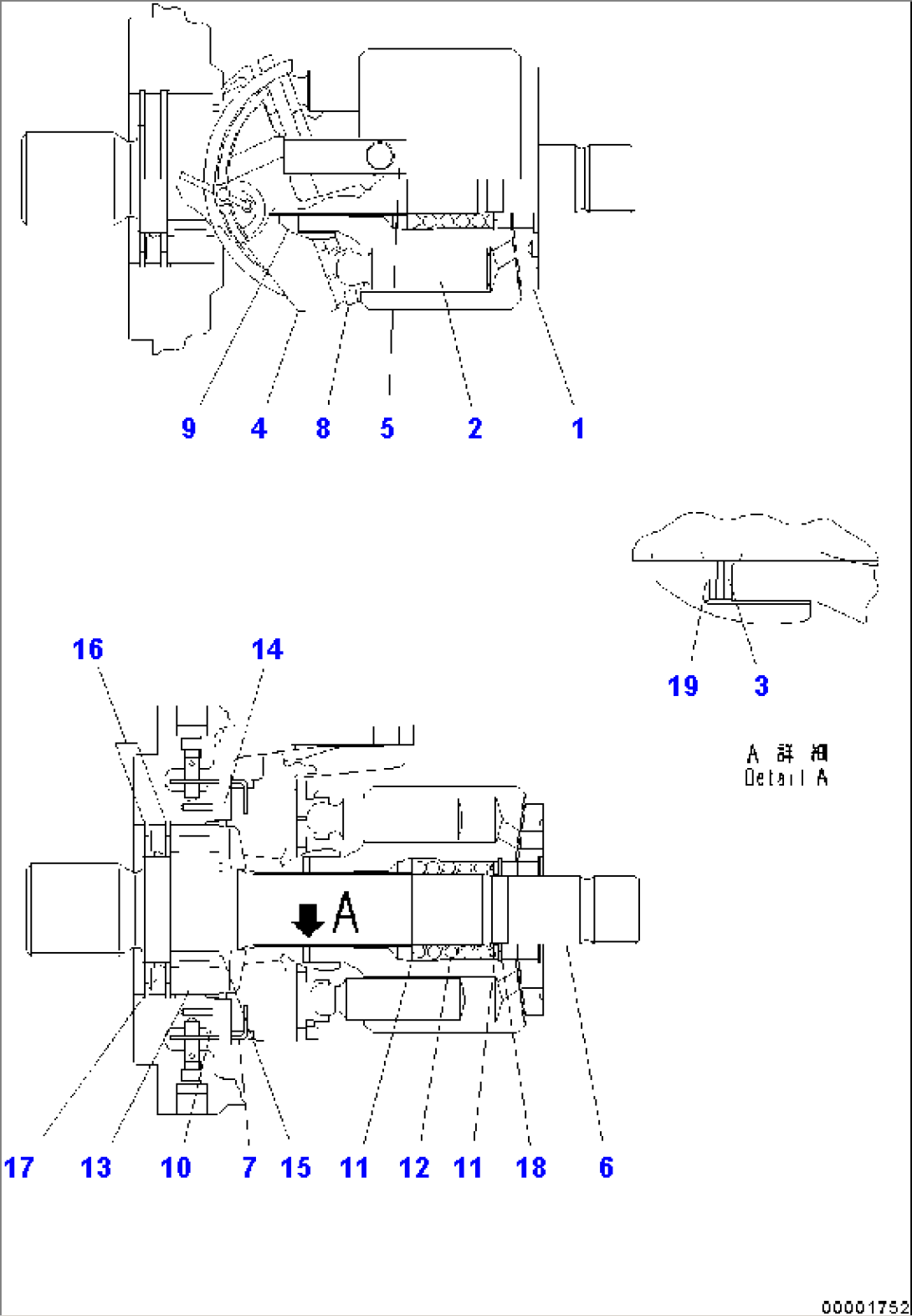 Hydrostatic Transmission (HST) Pump And Motor Pump, Inner Parts (2/14) (#C10001-)