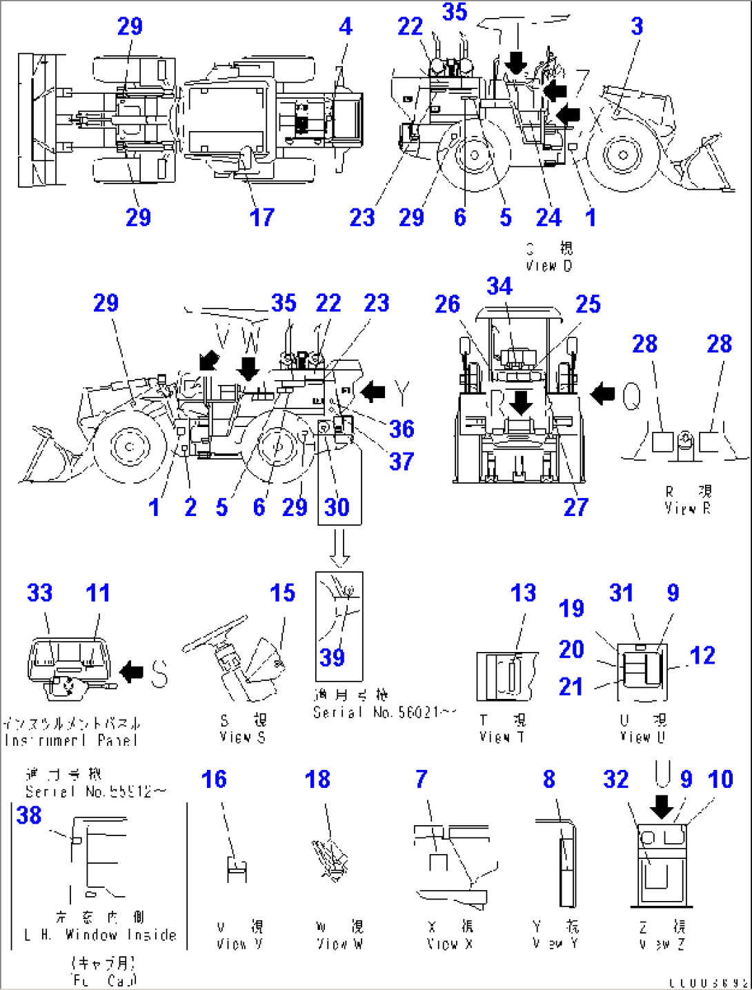 MARKS AND PLATES (JAPANESE) (SUPER SILENT SPECIAL SPEC.)(#54432-)