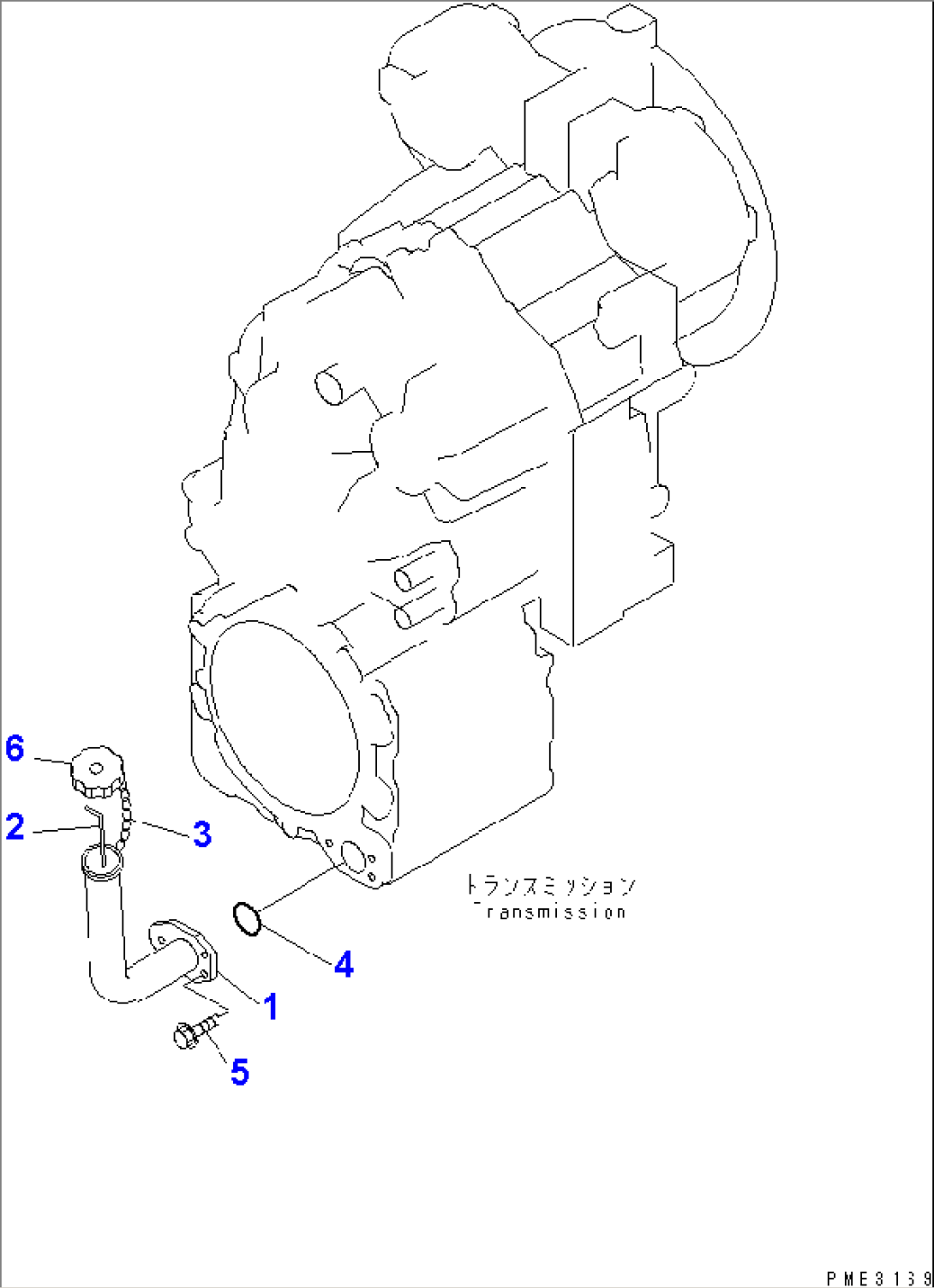 TRANSMISSION (OIL GAUGE AND OIL FILLER)