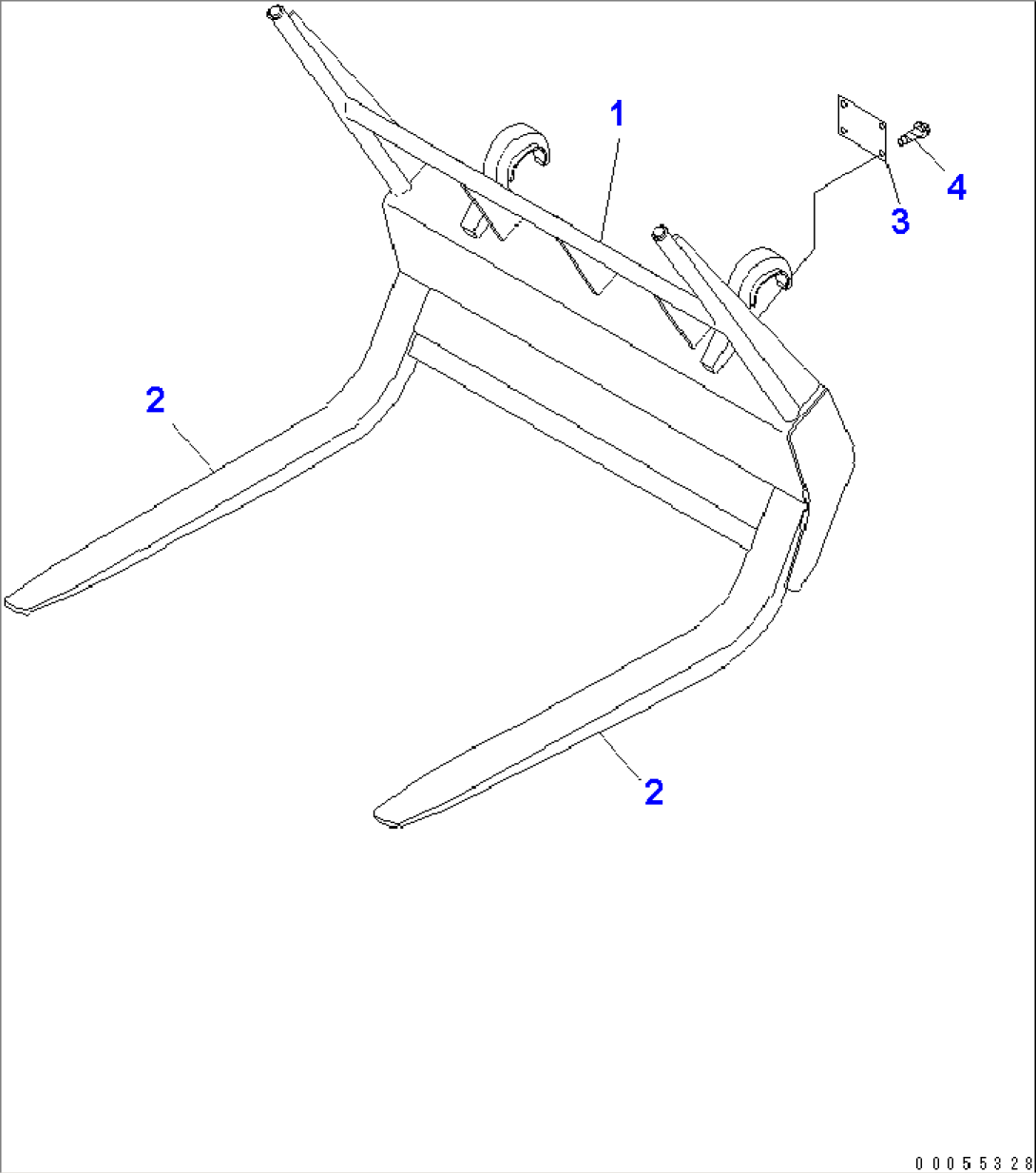 DUMPING FORK (FOR MULTI COUPLER)