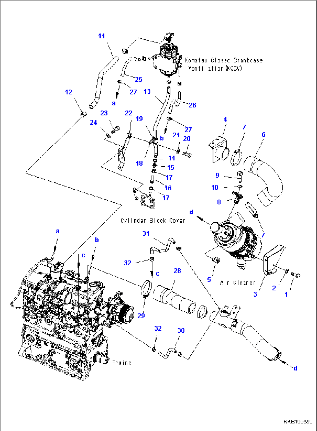 AIR CLEANER, MOUNTING