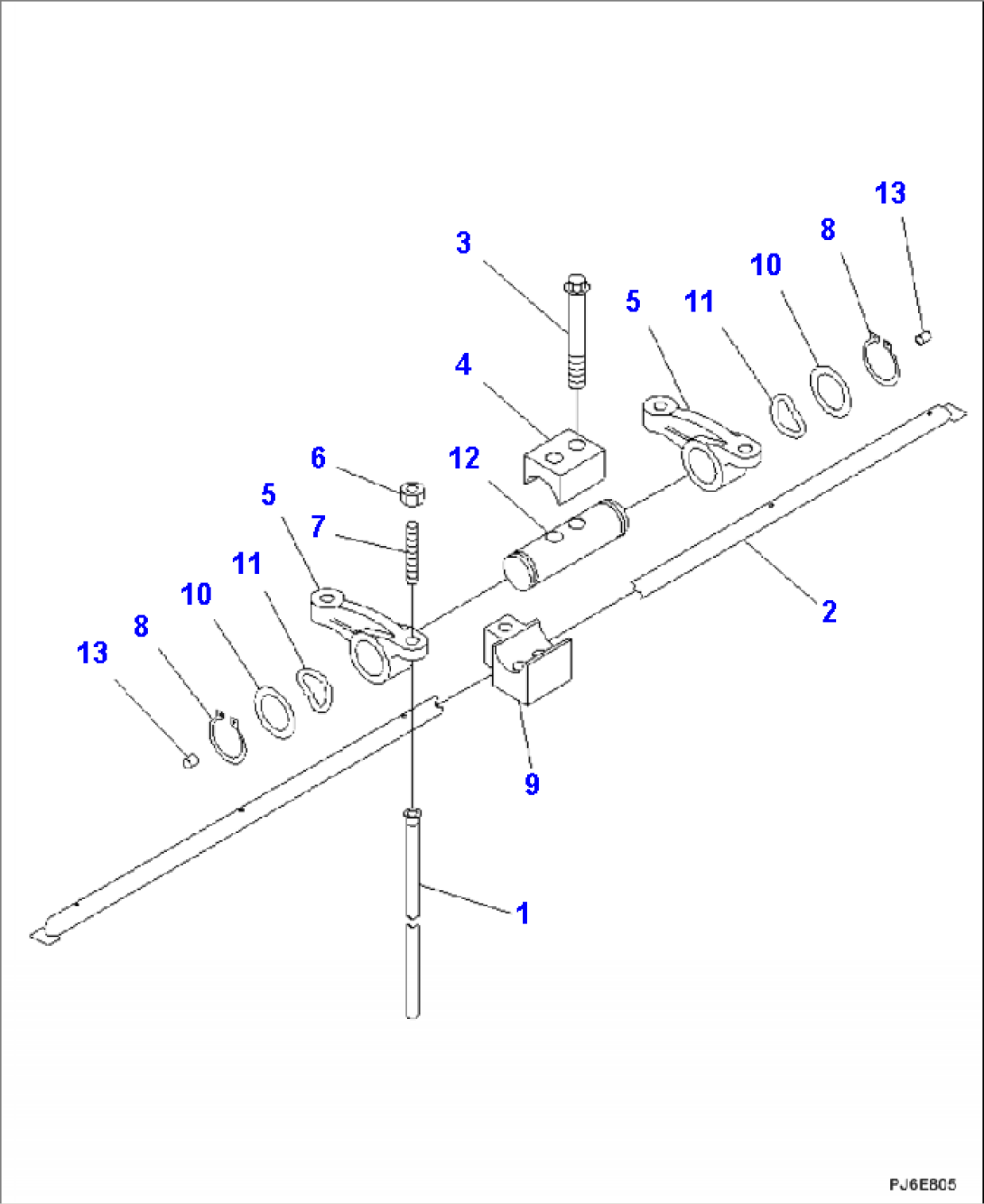 A1109-A3A1 ROCKER ARM ASSEMBLY
