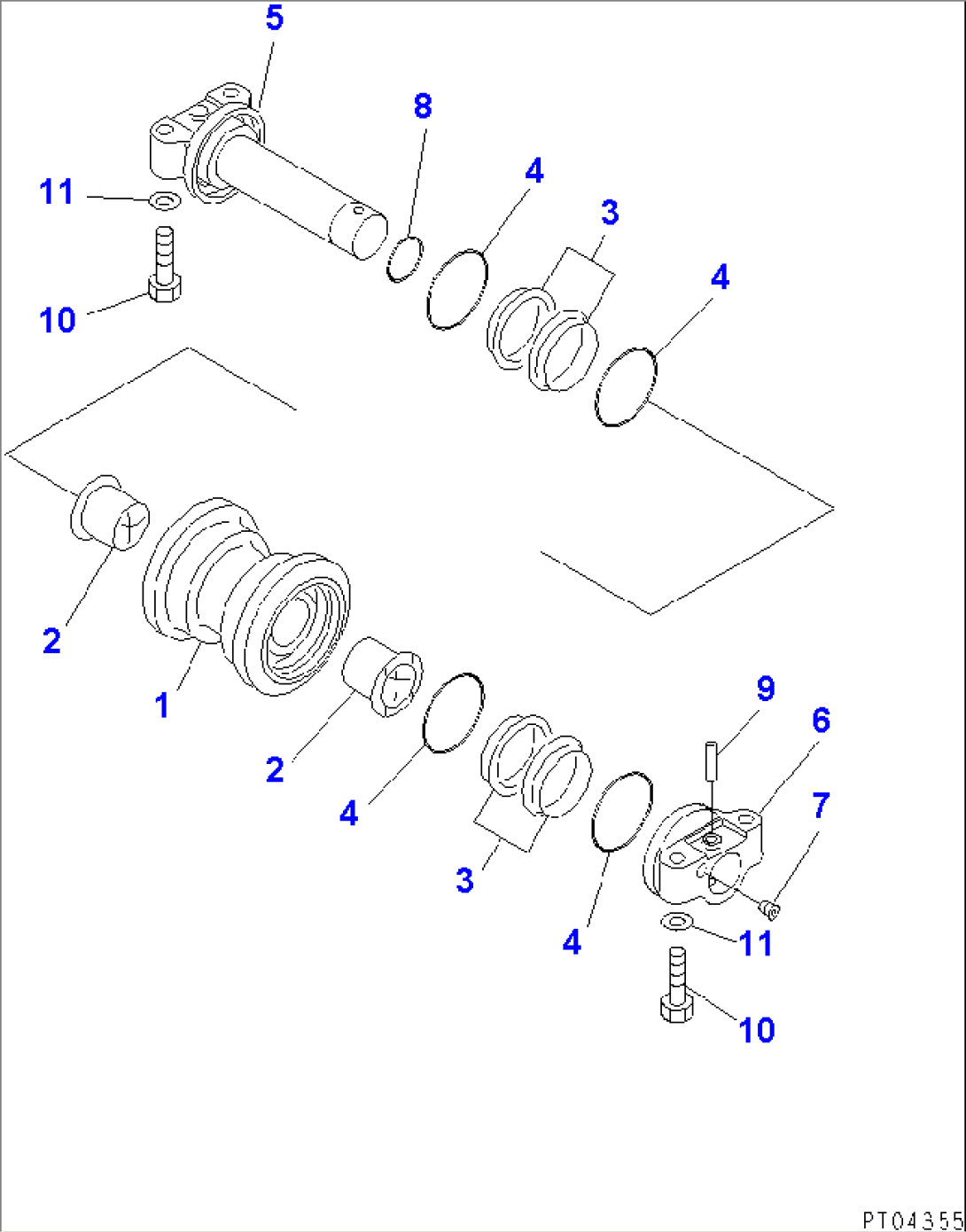 TRACK ROLLER(#10001-10040)