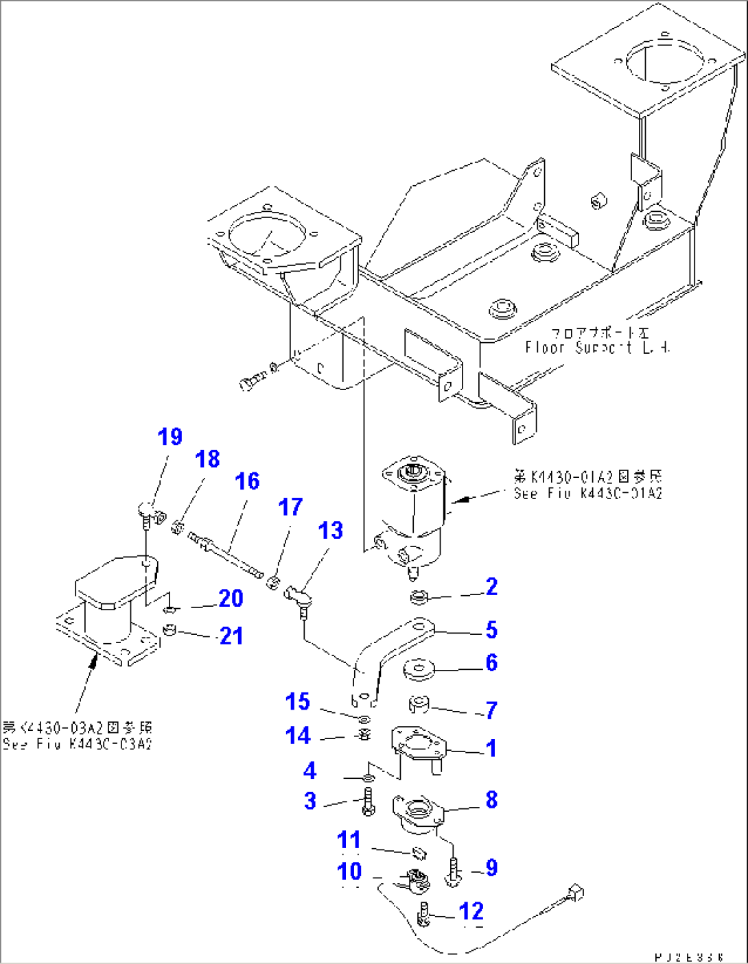 STEERING AND TRANSMISSION CONTROL (LINKAGE AND SENSOR) (WITH ADVANCED JOY STICK STEERING)(#51001-51074)