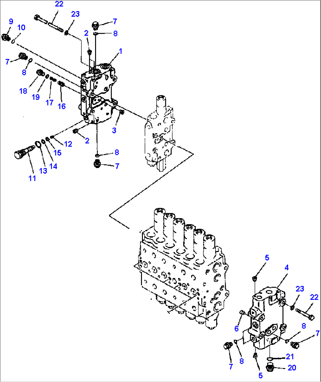 FIG. H0120-52A1 MAIN VALVE - END COVER ASSEMBLIES