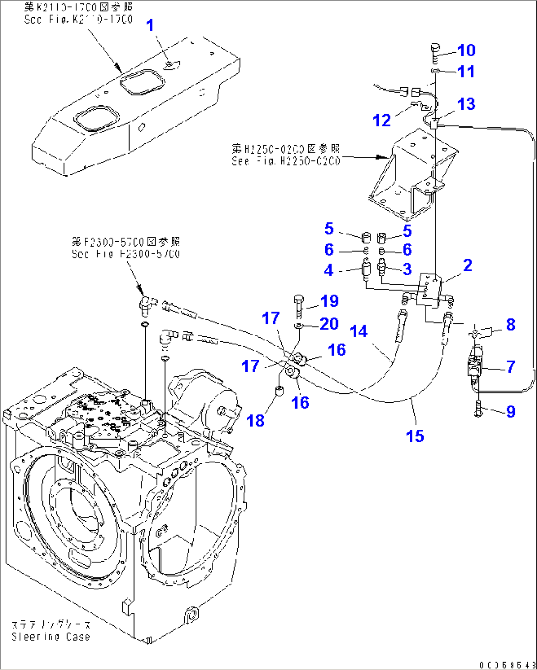 PIN PULLER LINE (WITH GIANT RIPPER)(#35001-)