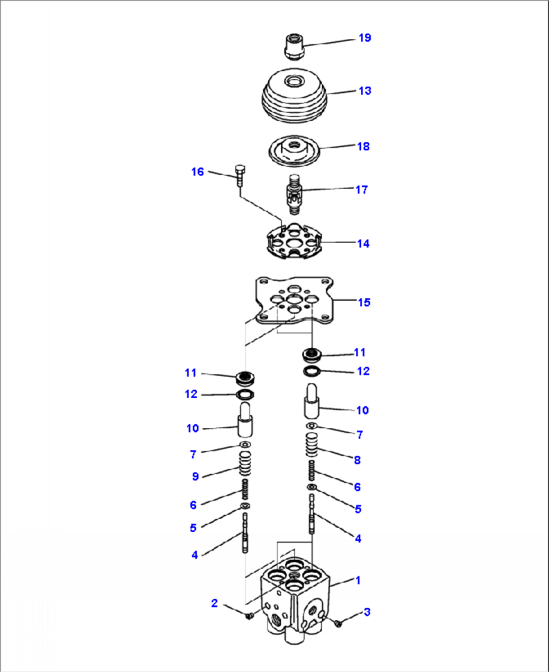 K1110-61A3 PPC VALVE FOR WORK EQUIPMENT