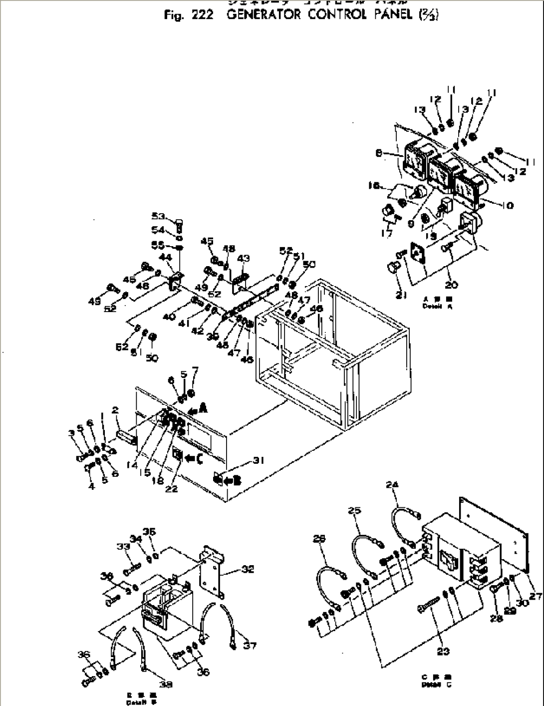 GENERATOR INSTRUMENT PANEL (2/3)