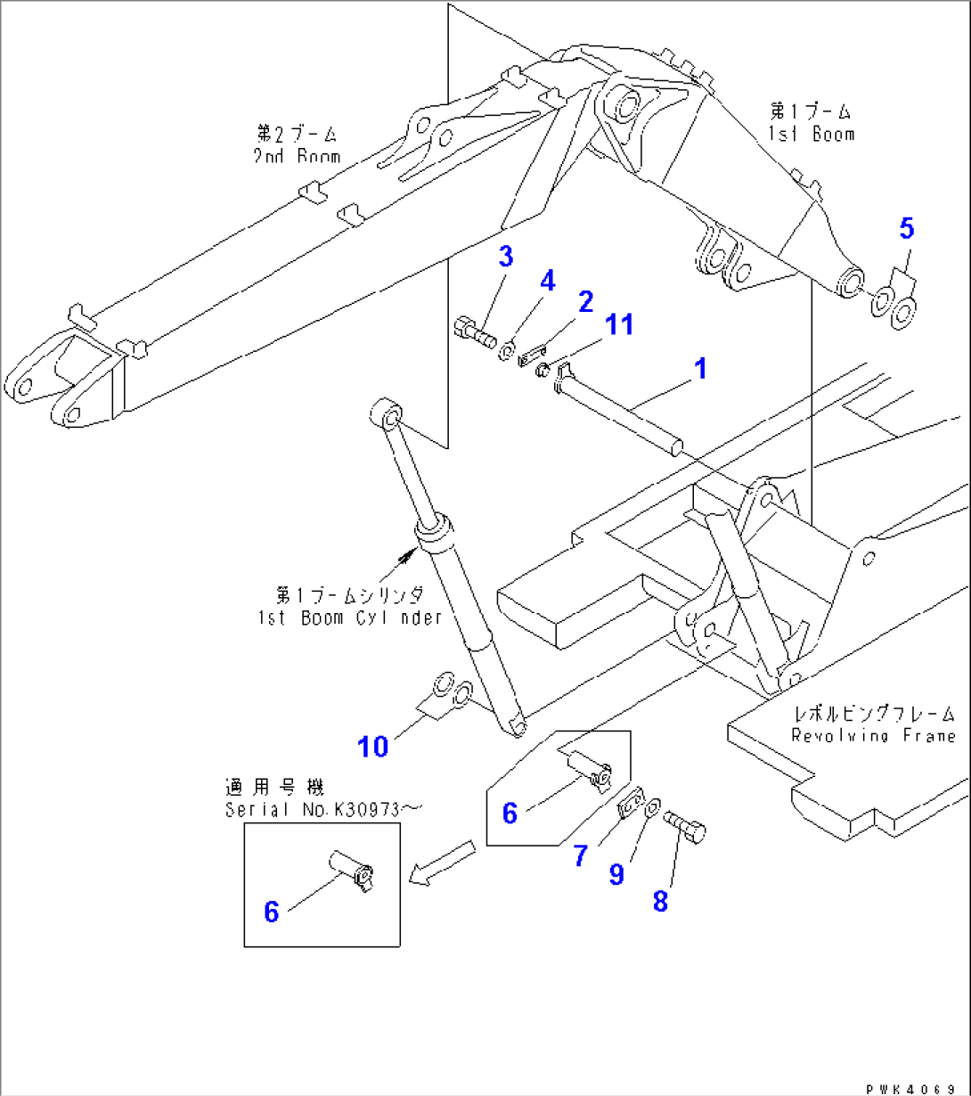 BOOM FOOT PIN