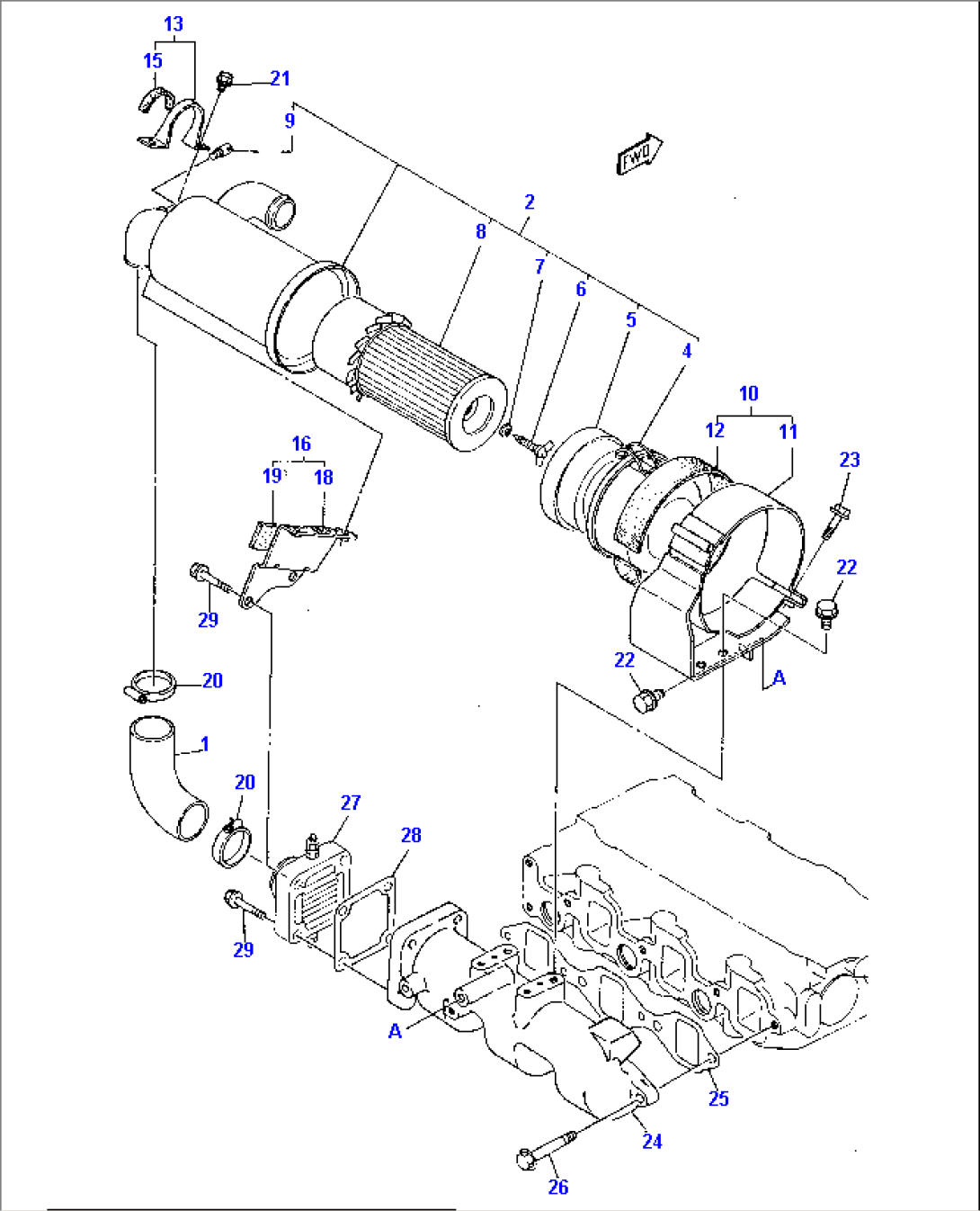 SUCTION MANIFOLD - AIR CLEANER