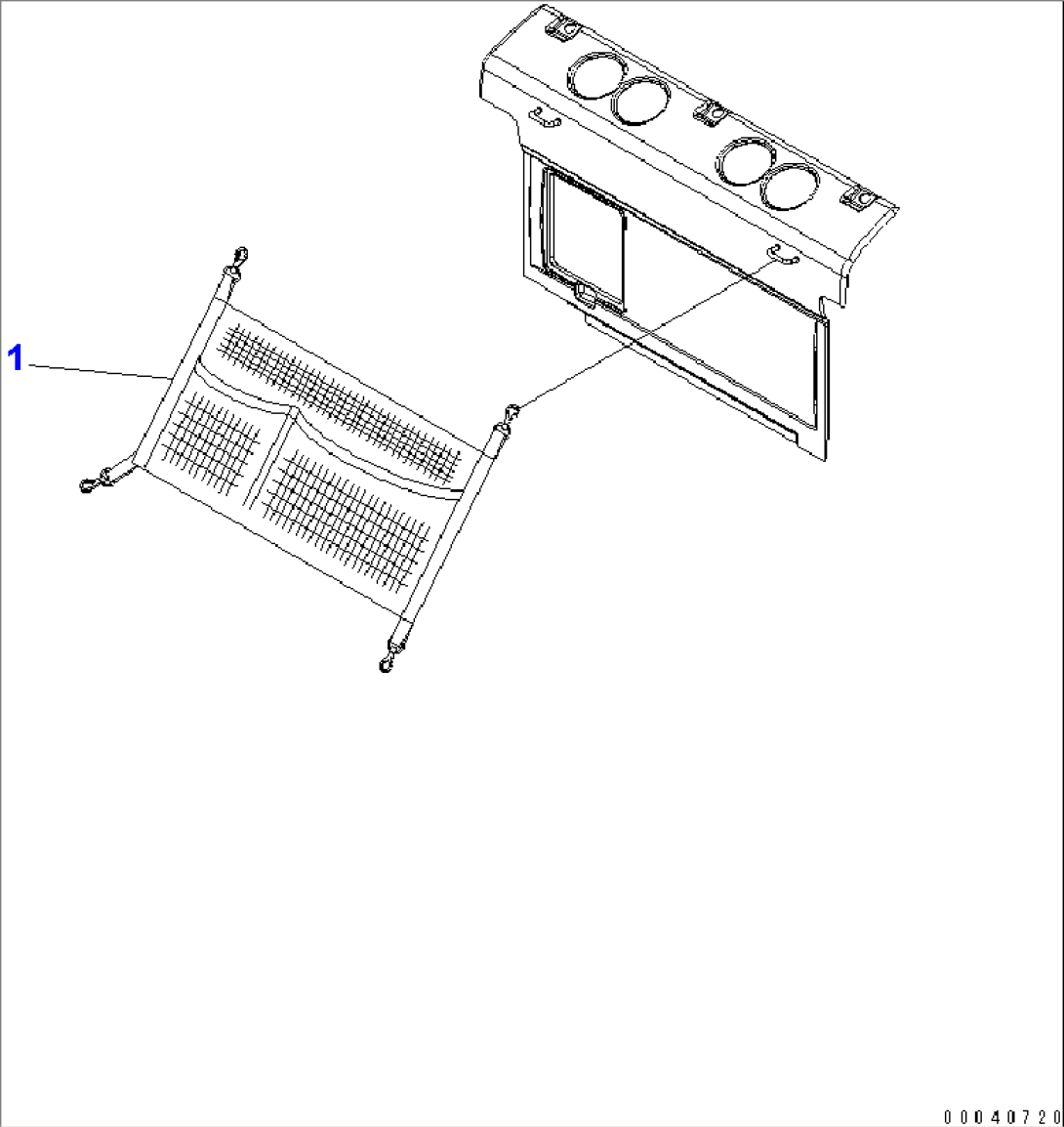 LUGGAGE BOX NET(#60001-)