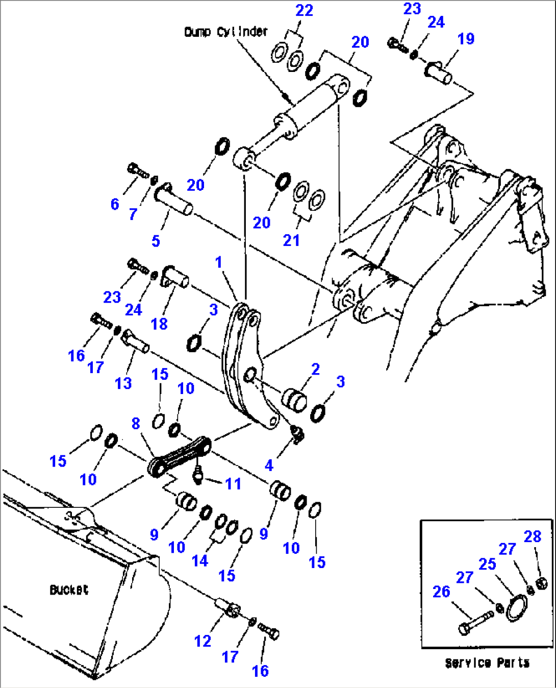FIG. T4110-02A0 BELLCRANK - STANDARD