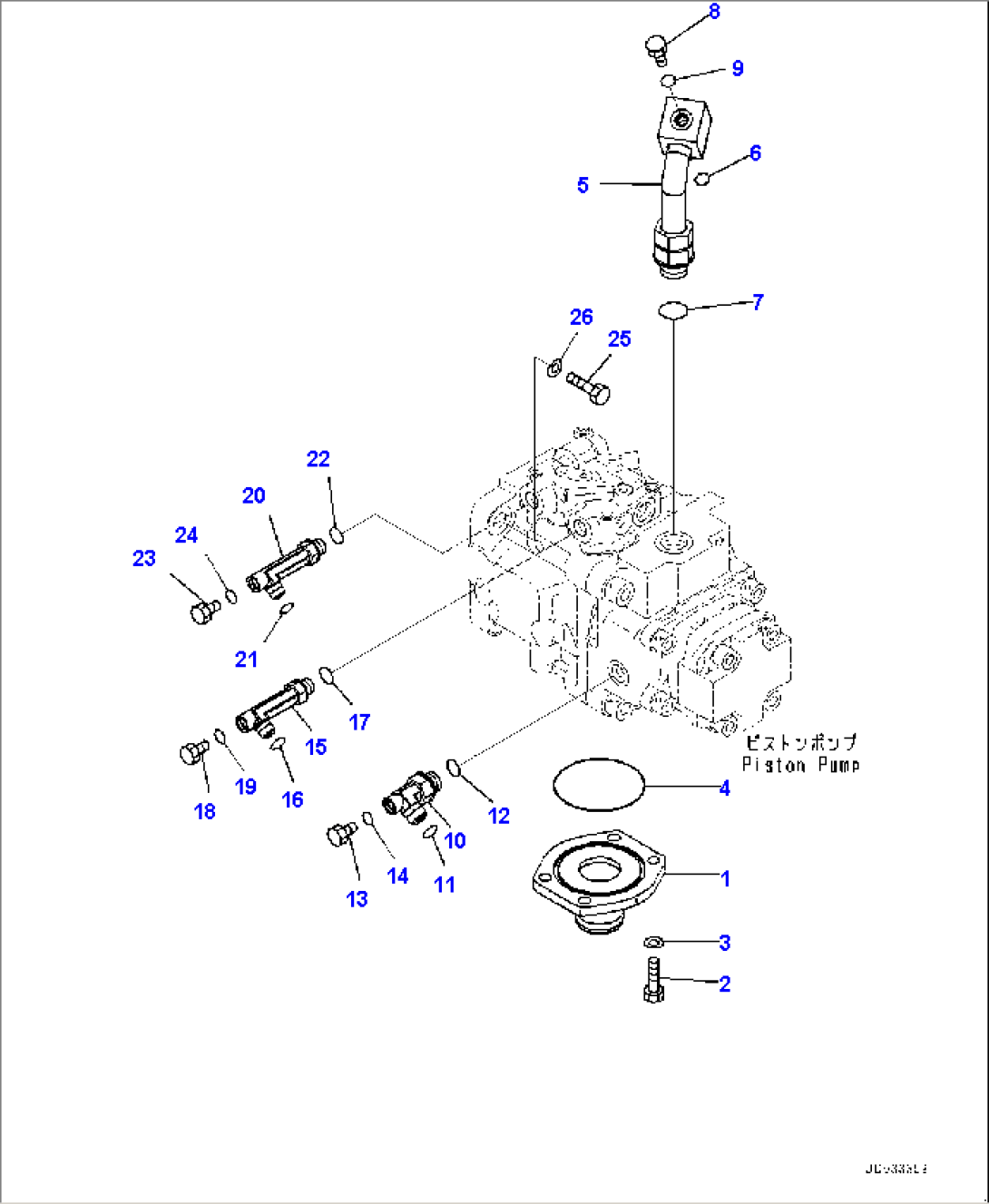 Engine Unit, Pump Related Parts (#21129-)