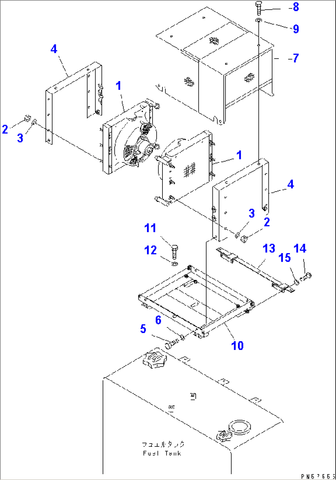 AIR CONDITIONER (2/10) (CONDENSOR AND MOUNTING PARTS)