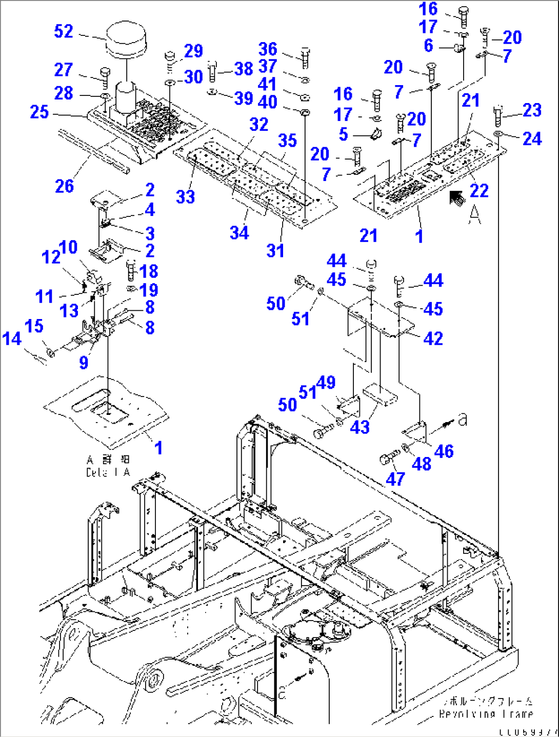 COVER (UPPER) (MACHINE CAB) (WITH PRE-CLEANER)(#50112-)