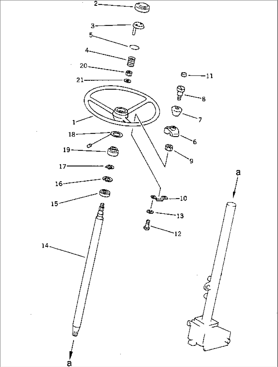 STEERING WHEEL (TILT TYPE) (1/2)