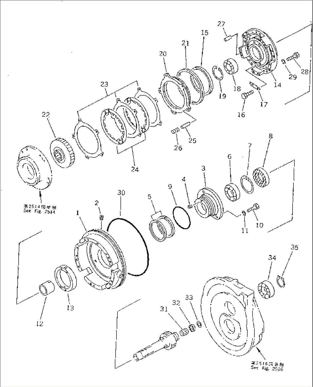 TRANSMISSION (F3-R3) (1ST HOUSING) (5/7)