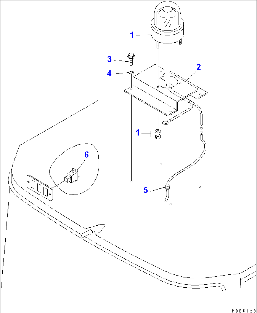 BEACON LAMP (WITH 2-PERSONS CAB)