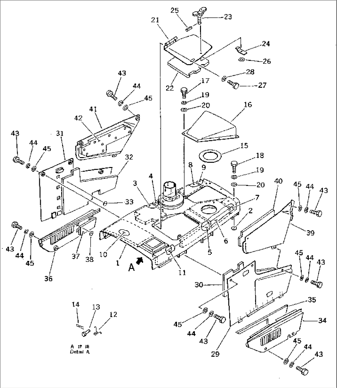 ENGINE HOOD AND SIDE COVER (NOISE SUPPRESSION FOR EC)(#15908-16500)