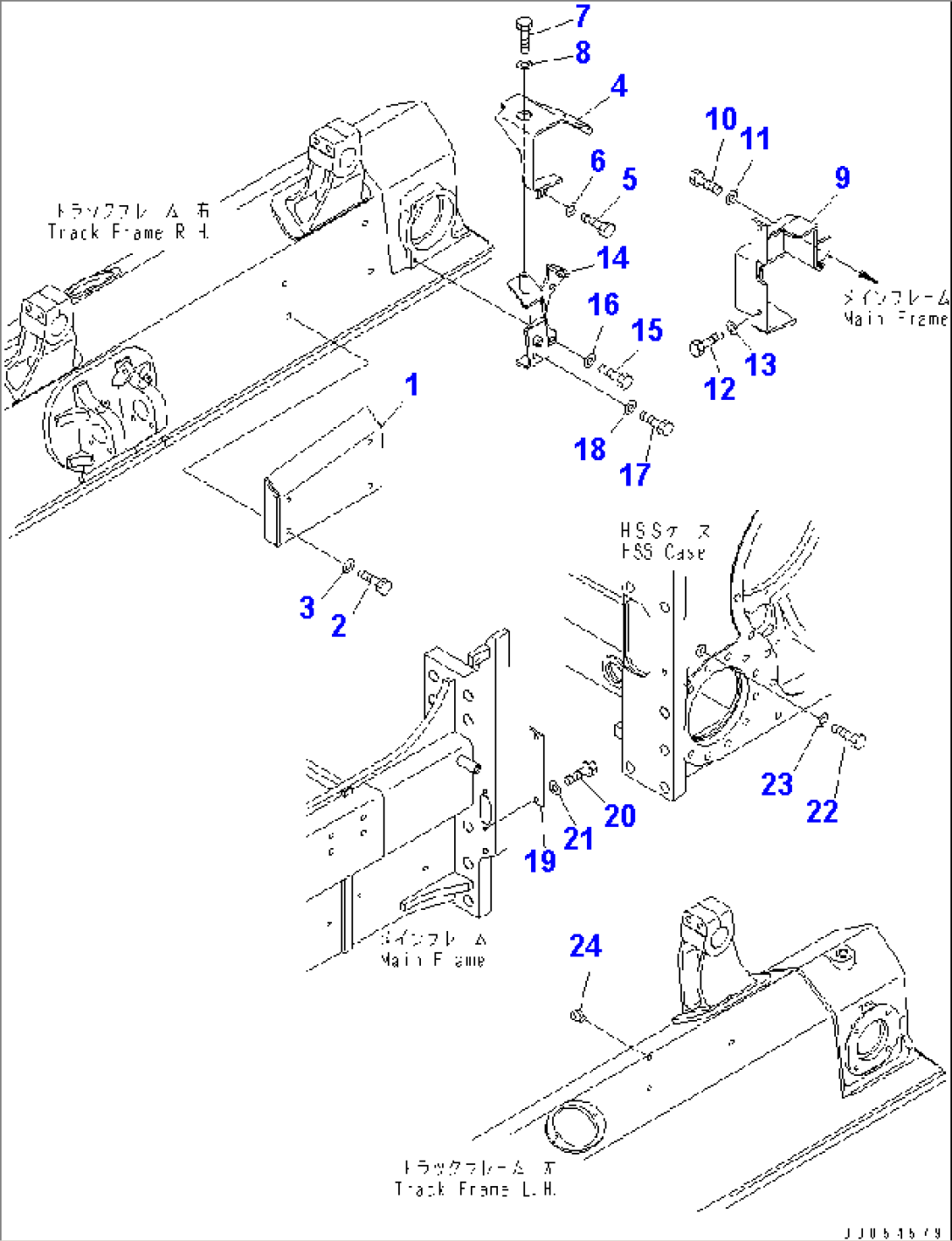 TILT LINE (COVER) (FOR STRAIGHT TILT DOZER)