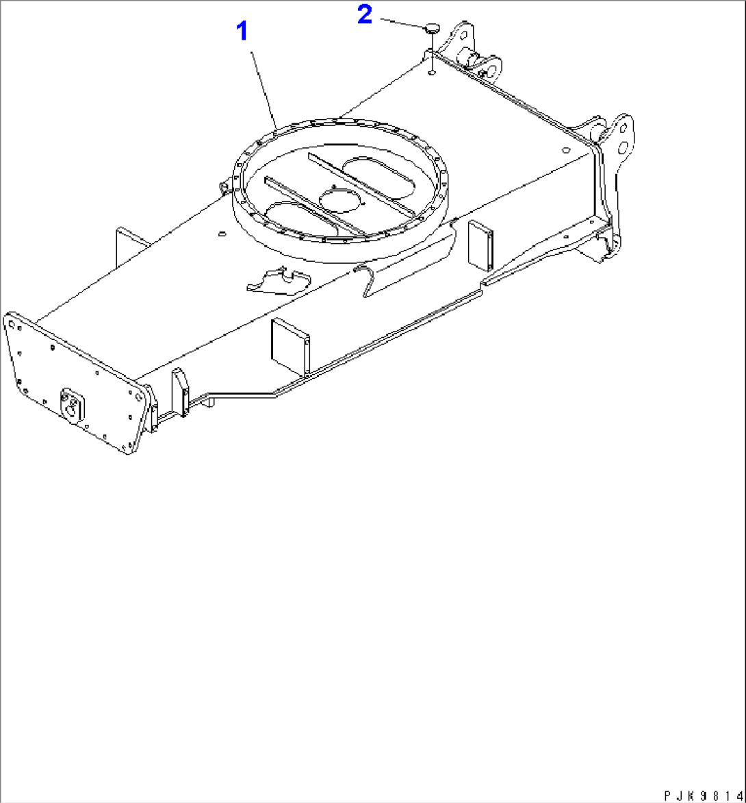 CHASSIS FRAME(#K32001-)