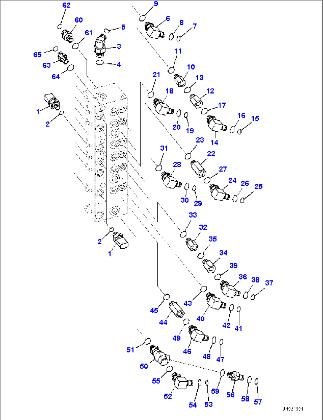 Pressure Switch Block, Connecting Parts (2/4) (#500470-)
