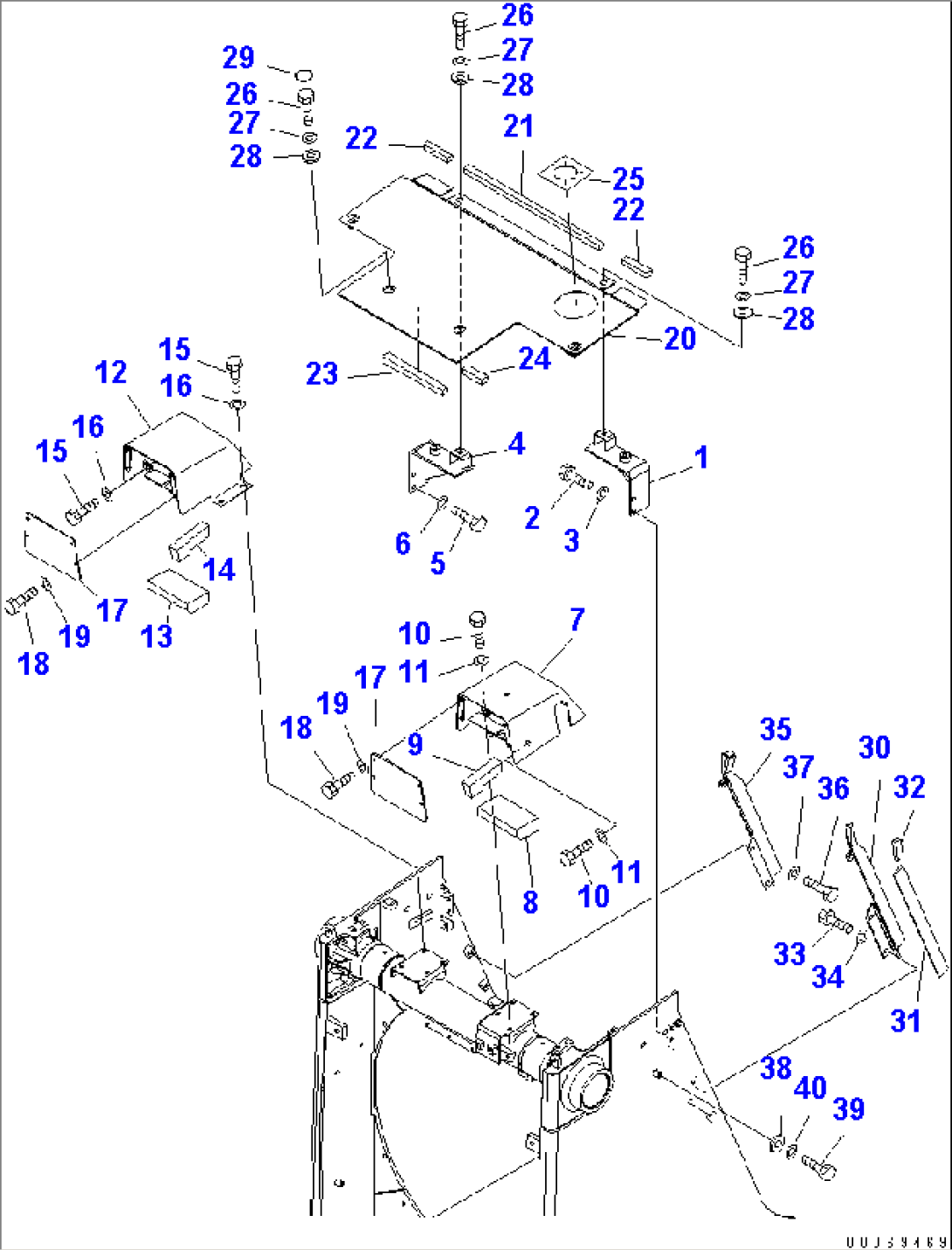 RADIATOR GUARD (FOR LANDFILL SPEC.)
