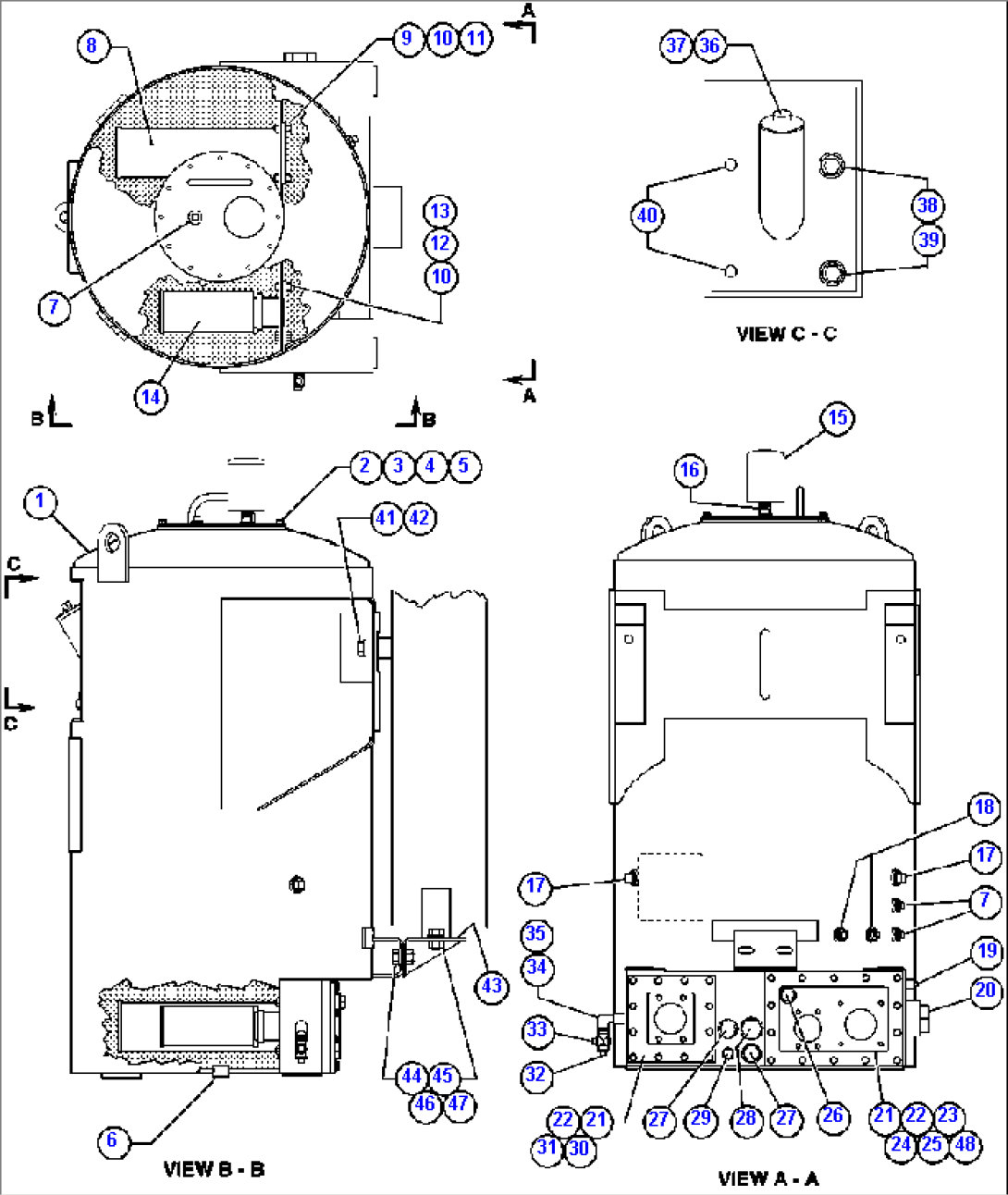 HYDRAULIC TANK ASSEMBLY INSTALLATION