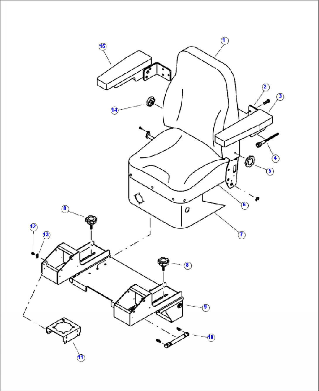 K0120-05A0 STANDARD OPERATORS SEAT