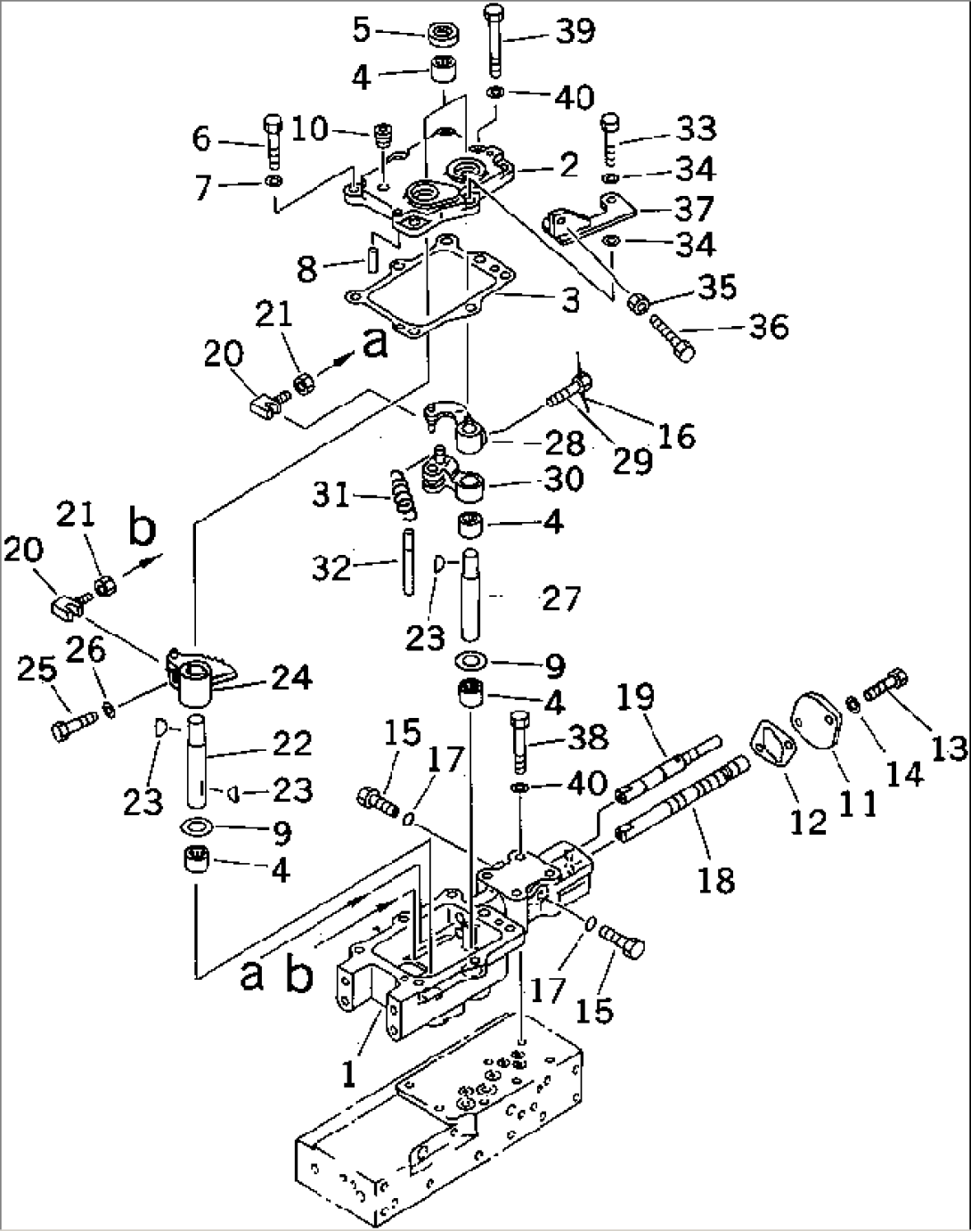 MANUAL SELECT VALVE (SUPER DOZER)(#10012-)