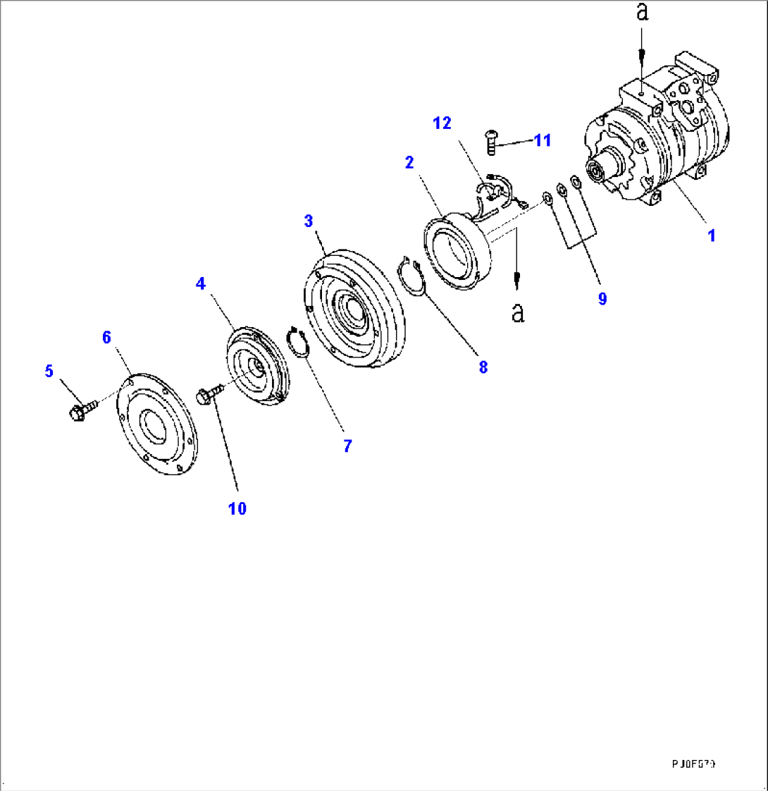 Compressor, Inner Parts (#85077-85479)